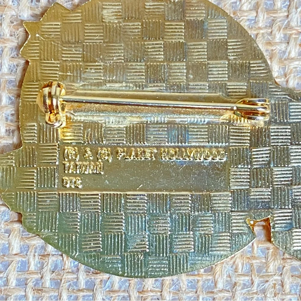 Planet Hollywood Cancun Paris London three pins in enamel over goldtone metal